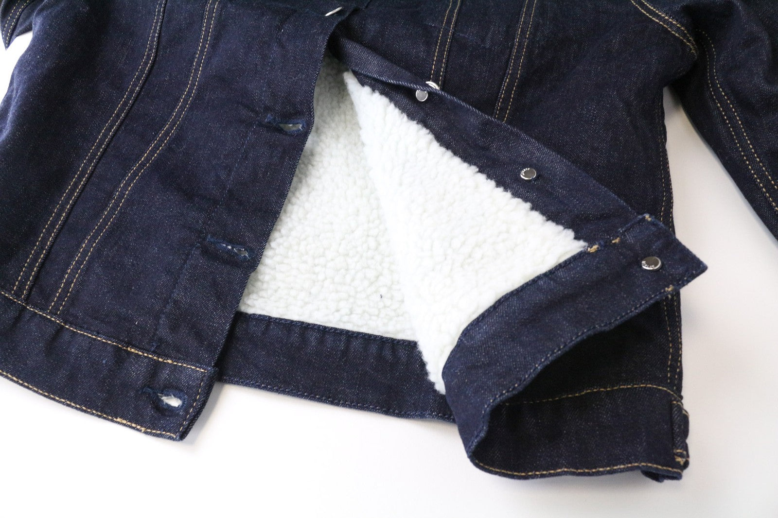 REPLAY moteriškas švarkas L dydžio tamsiai mėlynas džinsinis medvilninis dirbtinio kailio pamušalas su sagomis 