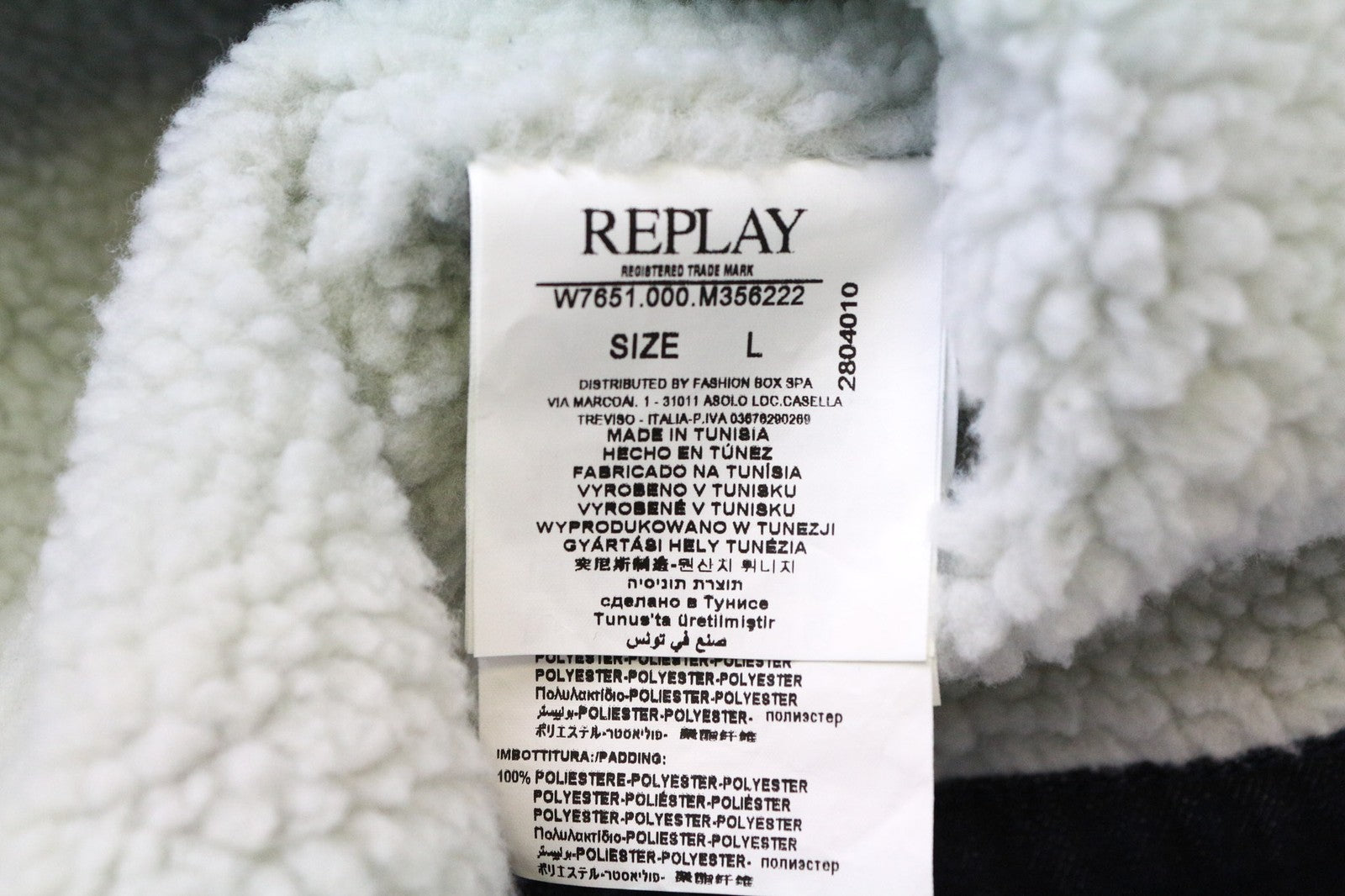 REPLAY moteriškas švarkas L dydžio tamsiai mėlynas džinsinis medvilninis dirbtinio kailio pamušalas su sagomis 