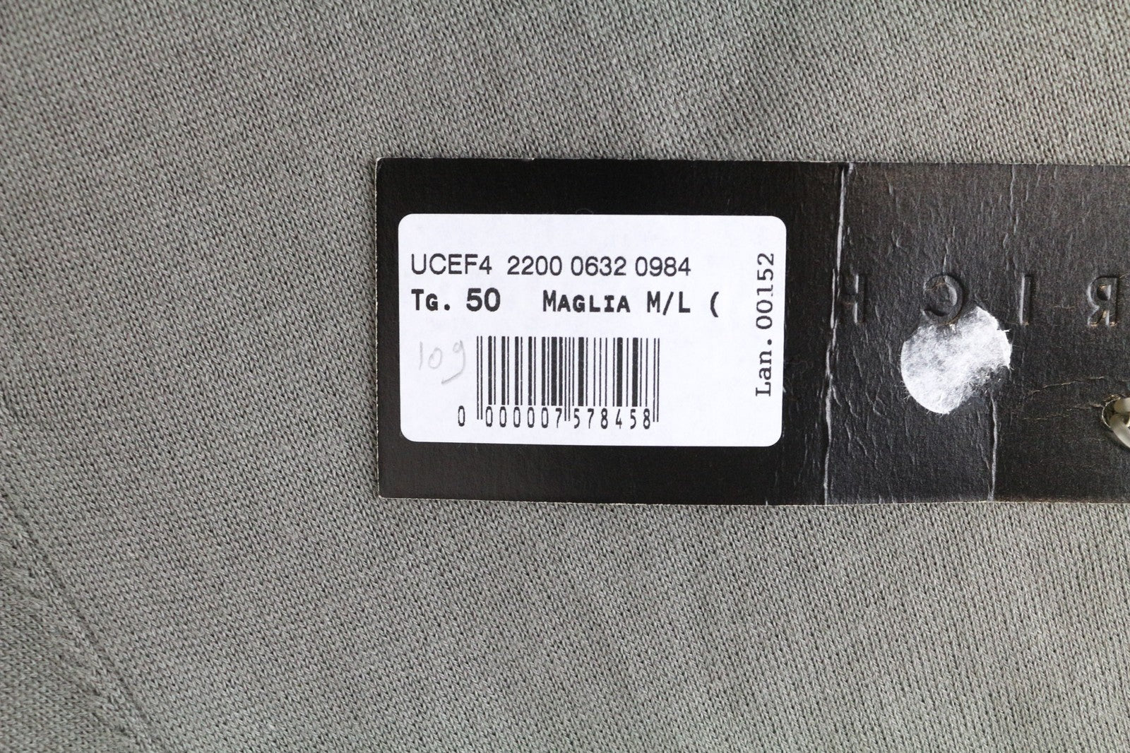 RICHMOND vyriškas megztinis IT50 pilkas, V formos iškirpte, tvirtai megztas, grynos medvilnės megztinis su lopais 