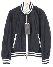 RICHMOND vyriška striukė 48 juoda laisvalaikio bomber stiliaus, lengva, užtrauktuku, ilgomis rankovėmis 