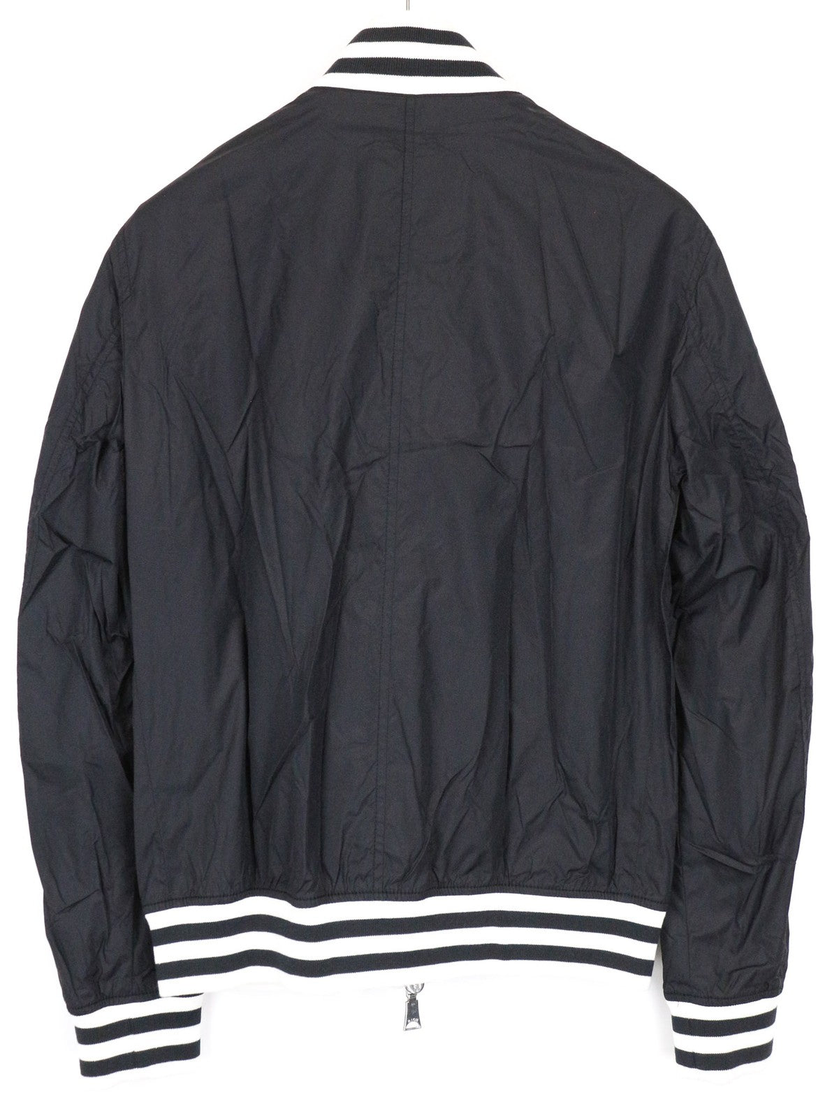 RICHMOND vyriška striukė 48 juoda laisvalaikio bomber stiliaus, lengva, užtrauktuku, ilgomis rankovėmis 