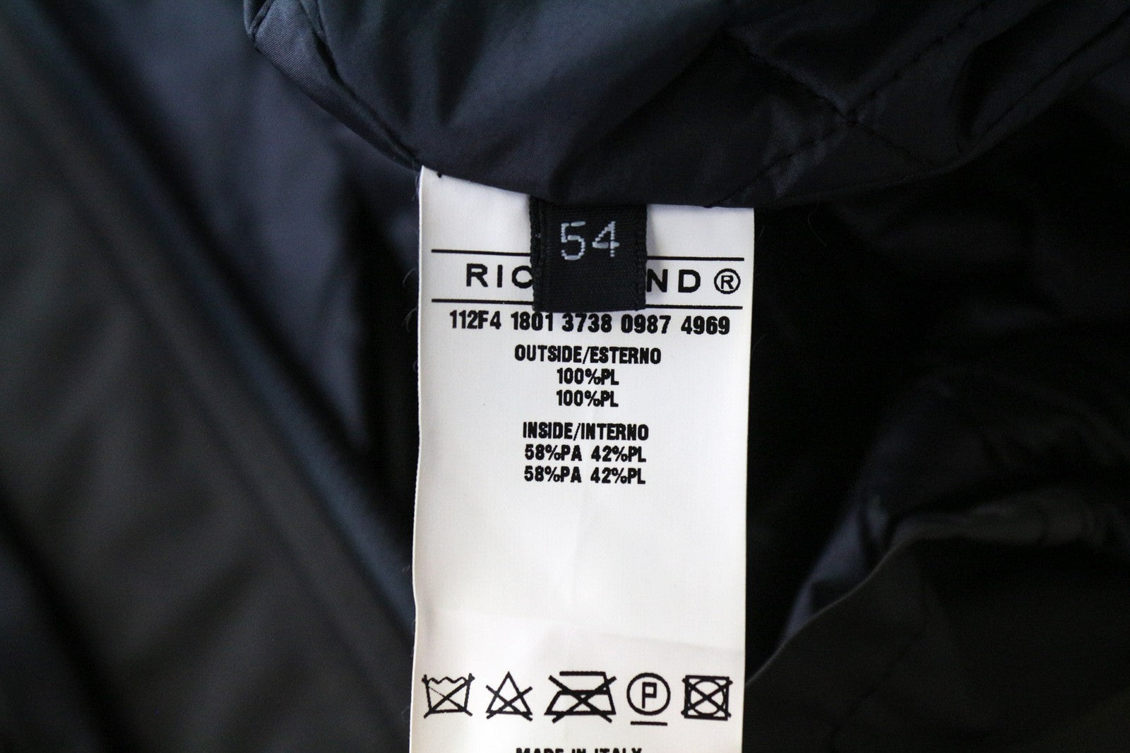 RICHMOND vyriška striukė 54 pilkai ruda, su pamušalu, vienaeilis, su užtrauktuku ir kišenėmis 