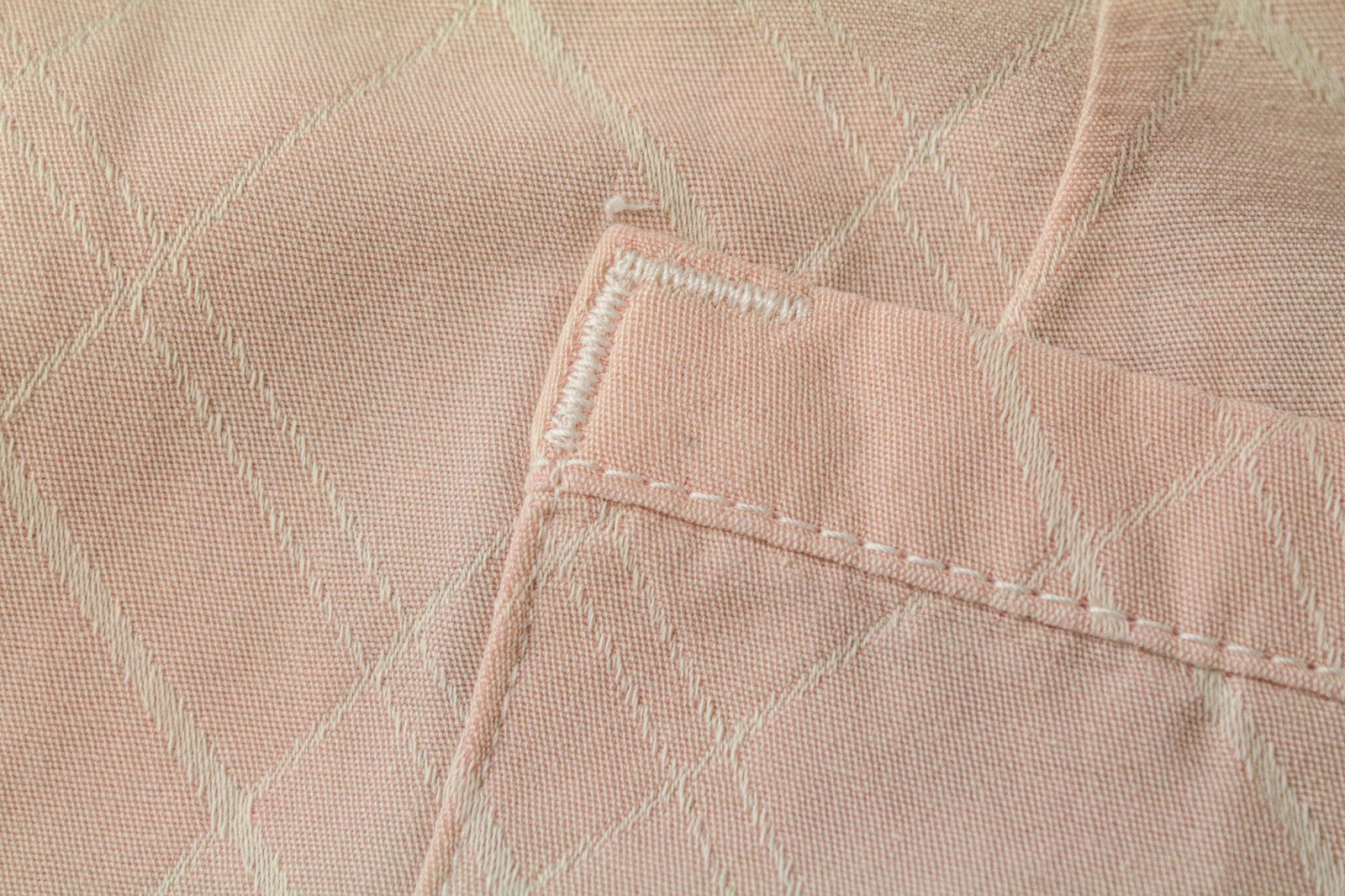 VKING Men's Shorts 52 Pink Summer Cotton Belted Pleated Pattern Turn-Up