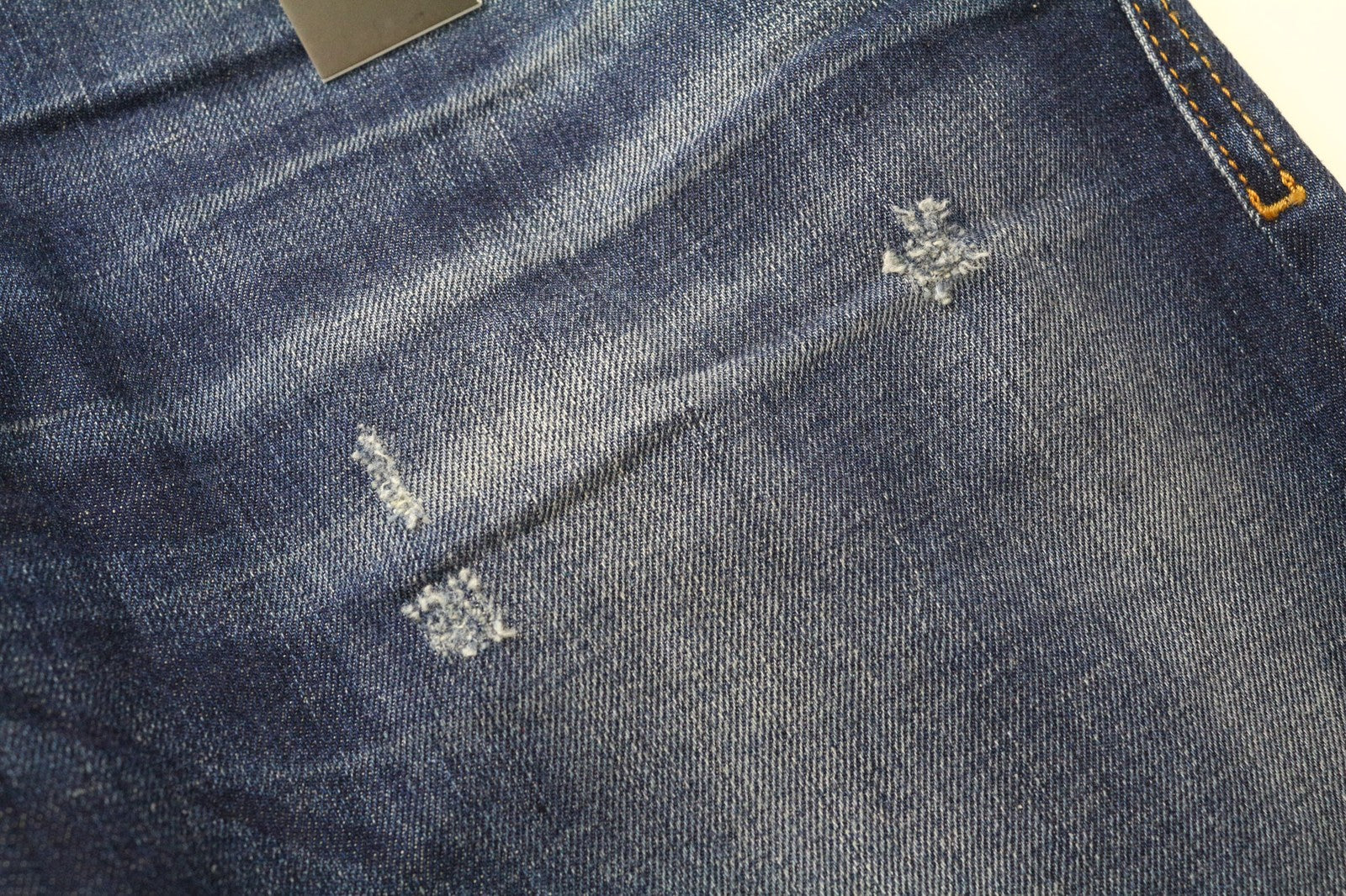 DIESEL Tepphar 084TX Men's Jeans W28/L32 Blue Slim Carrot Stretch Cotton Ripped