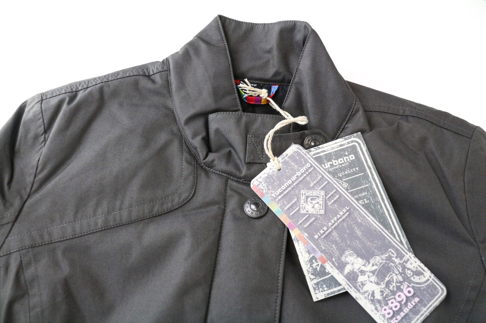 TUCANO URBANO Ksandra moteriška striukė IT40 pilka motociklininko lietpaltis, kvėpuojanti 