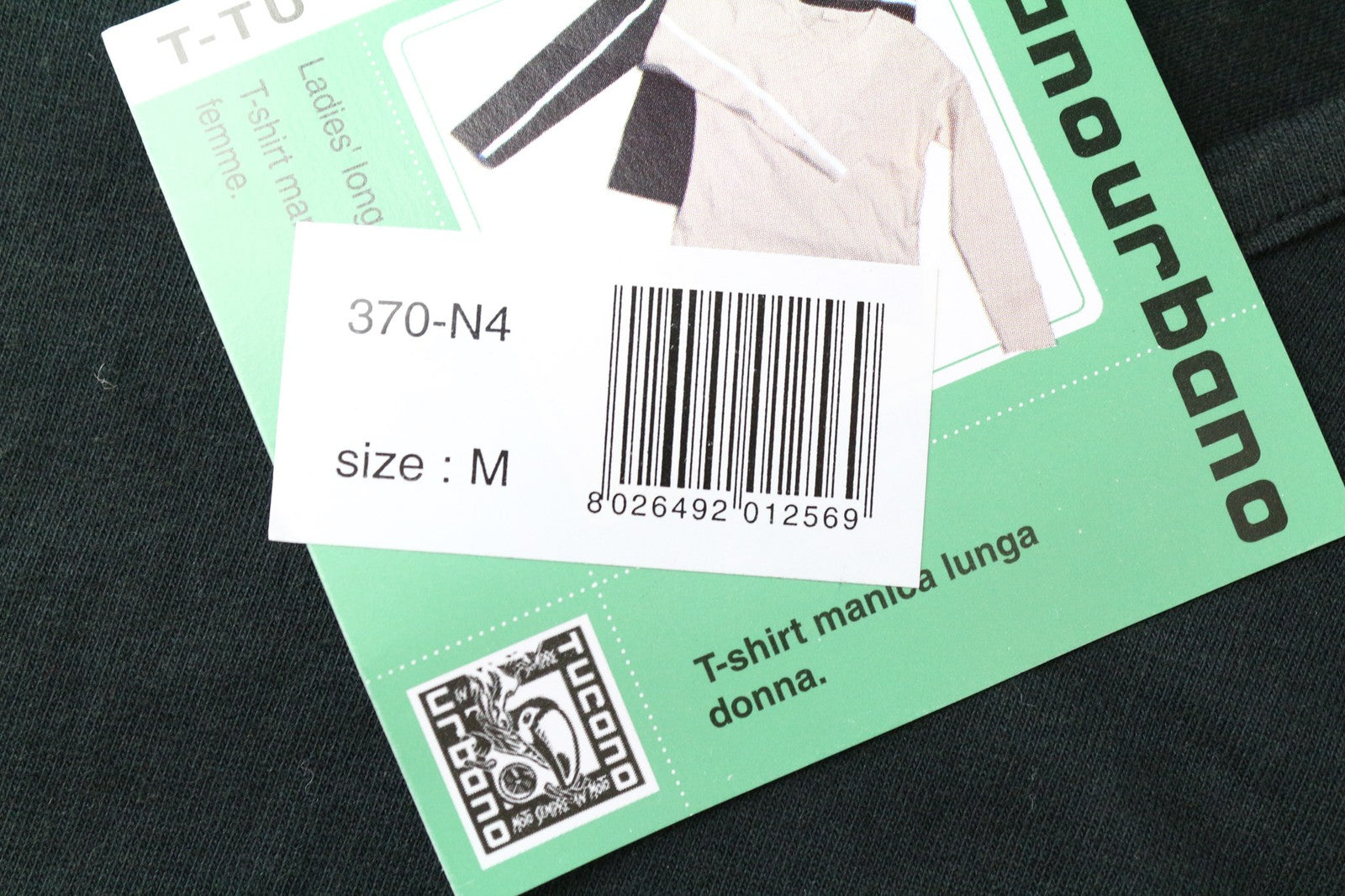 TUCANO URBANO T-TU moteriški marškinėliai M, juodi, su atšvaitu, V formos iškirpte, paspirtukui 