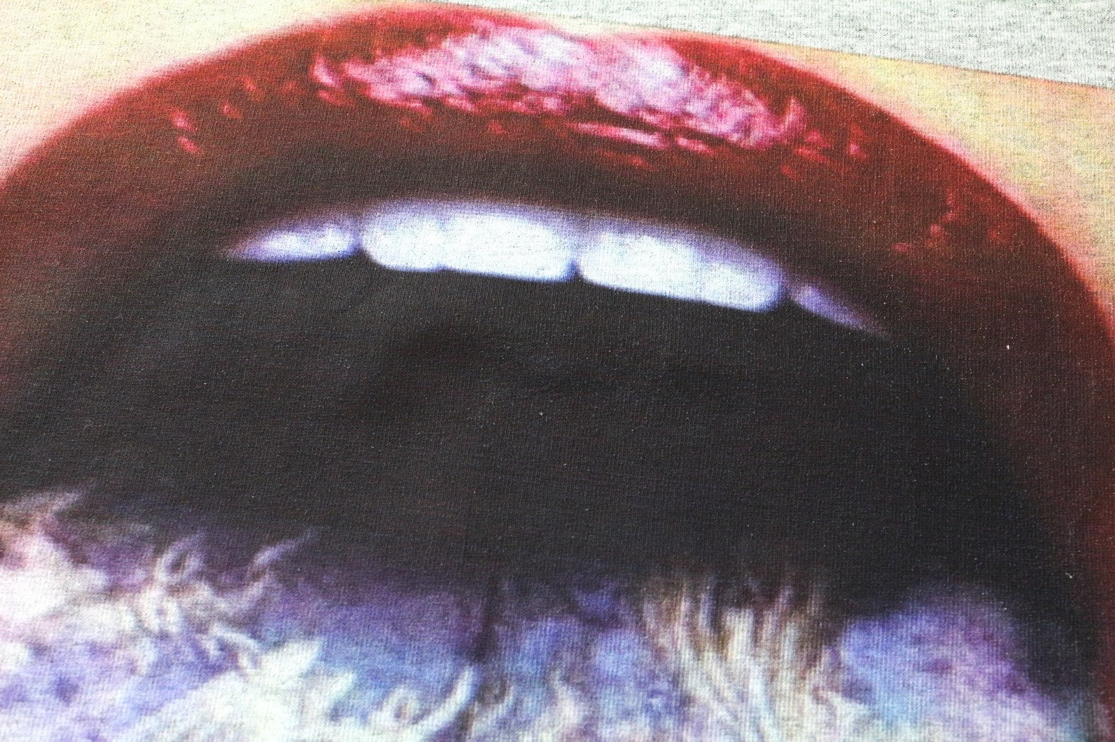 VKING Tattoo Language Men's T-Shirt S Grey Melange Graphic Jersey Pure Cotton