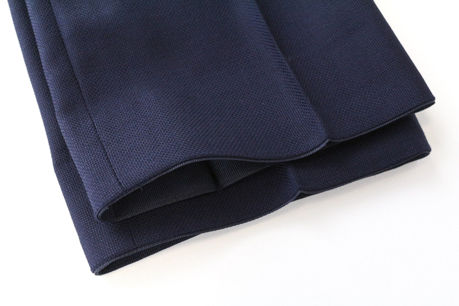 SUITSUPPLY Brescia Men's Trousers UK38S Navy Wool Stretch Slim Pleated Lined