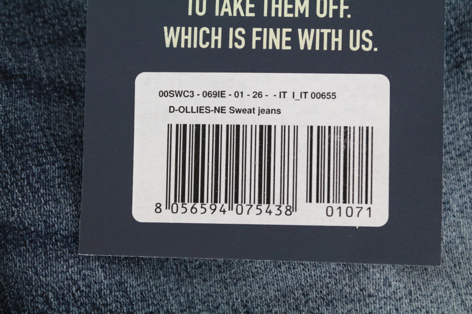 DIESEL D-Ollies-NE 069IE Women`S W26 Jogg Washed Blue Slim Stretch Jeans