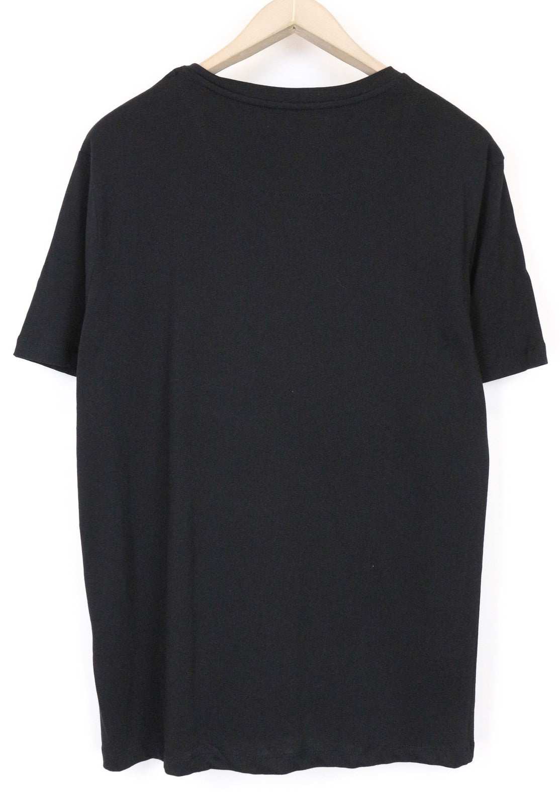 FRANKIE MORELLO George Men's Tee L Black Logo Short Sleeve Cotton Top