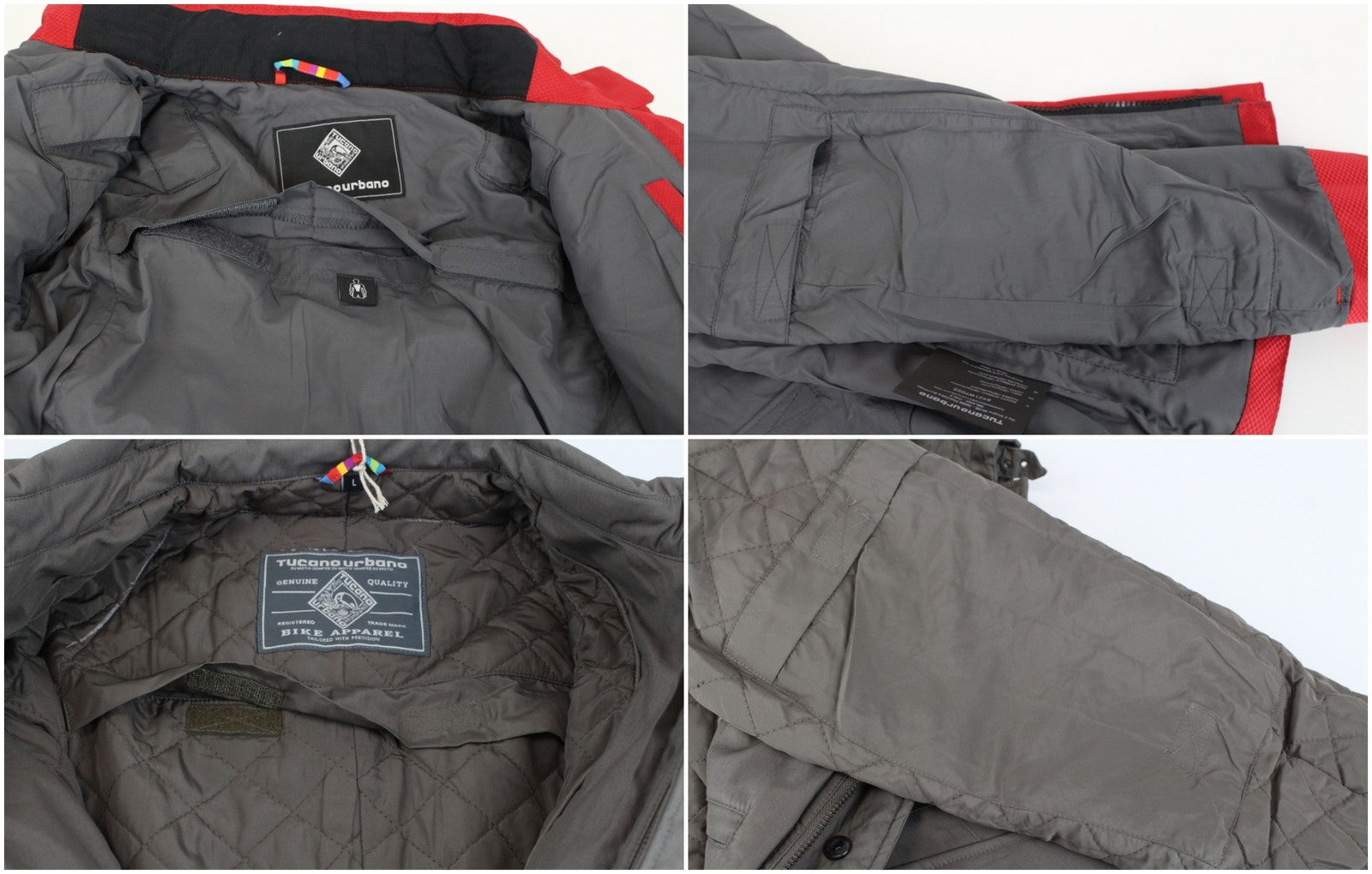 TUCANO URBANO Freccia moteriška striukė XS pilka su vandeniui atspariu pamušalu 