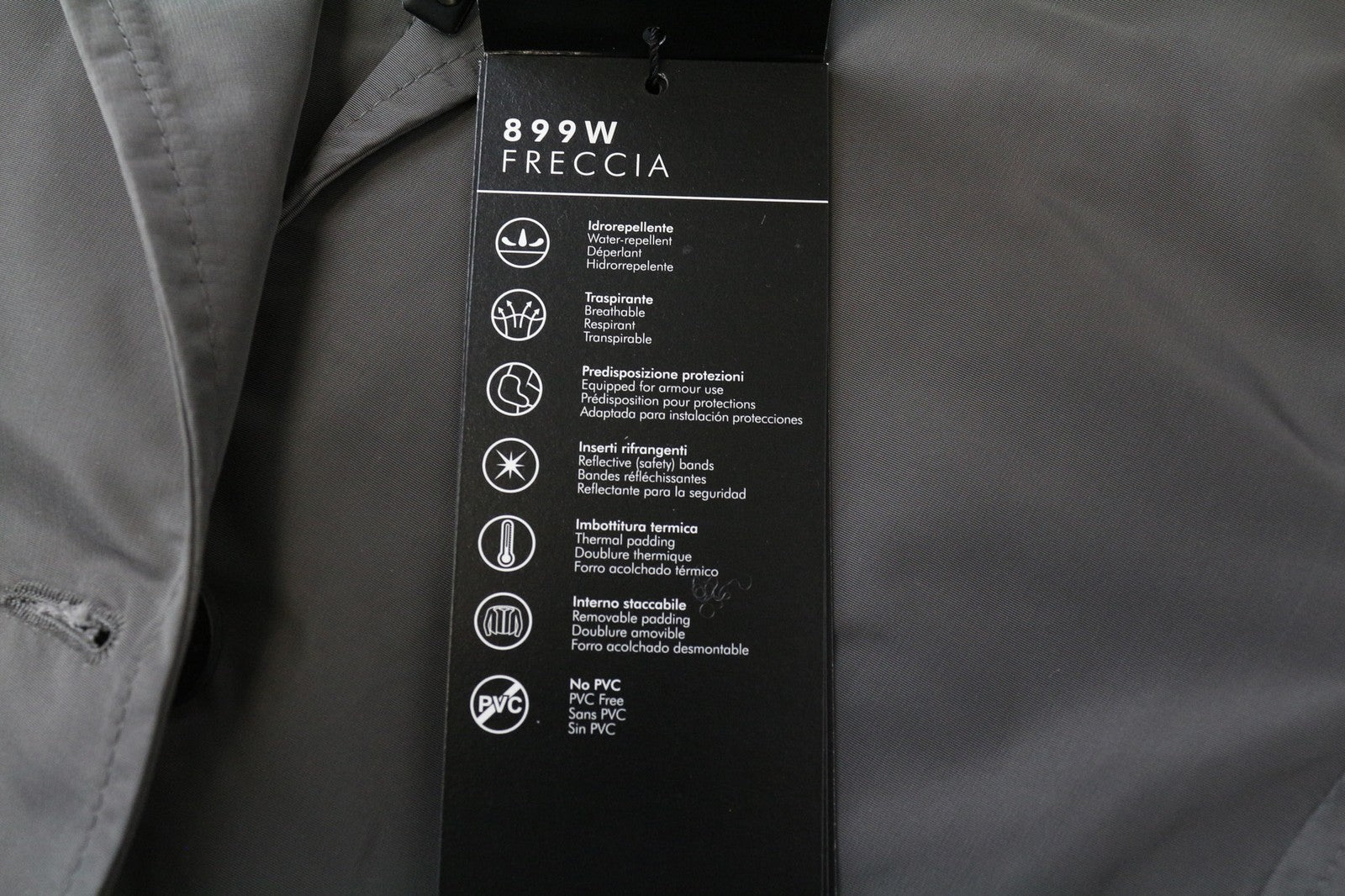 TUCANO URBANO Freccia moteriška striukė XS pilka su vandeniui atspariu pamušalu 