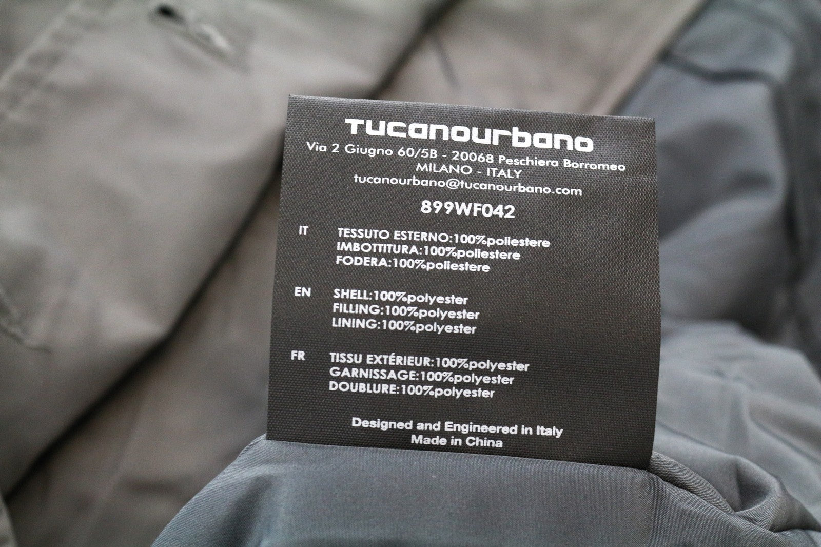 TUCANO URBANO Freccia moteriška striukė XS pilka su vandeniui atspariu pamušalu 