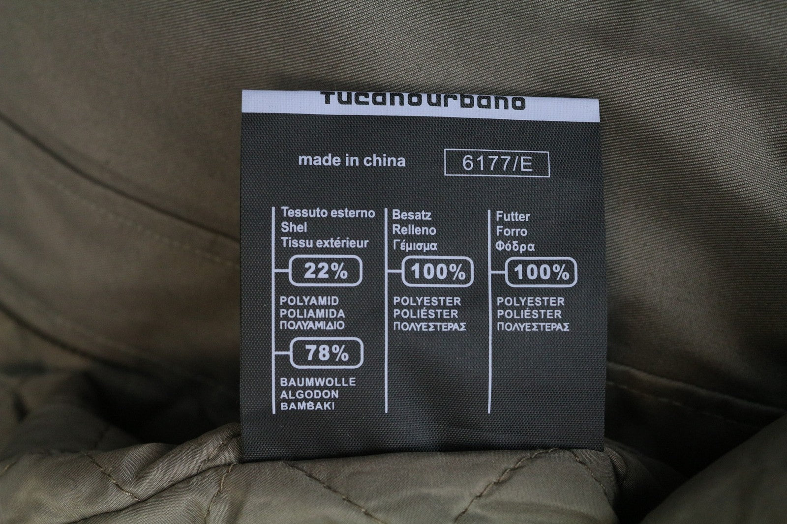 TUCANO URBANO Robin vyriškas paltas L rudas motociklų lietpaltis su medvilniniu terminiu pamušalu 