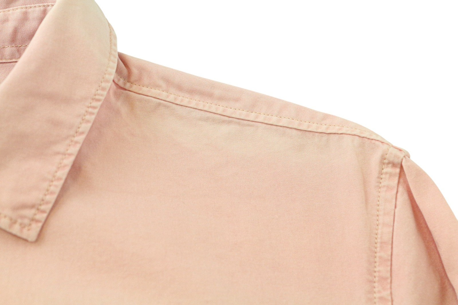 SCOTCH & SODA Ams Blauw Men Shirt S Pink Pure Cotton Washed Button-Up Pocketed