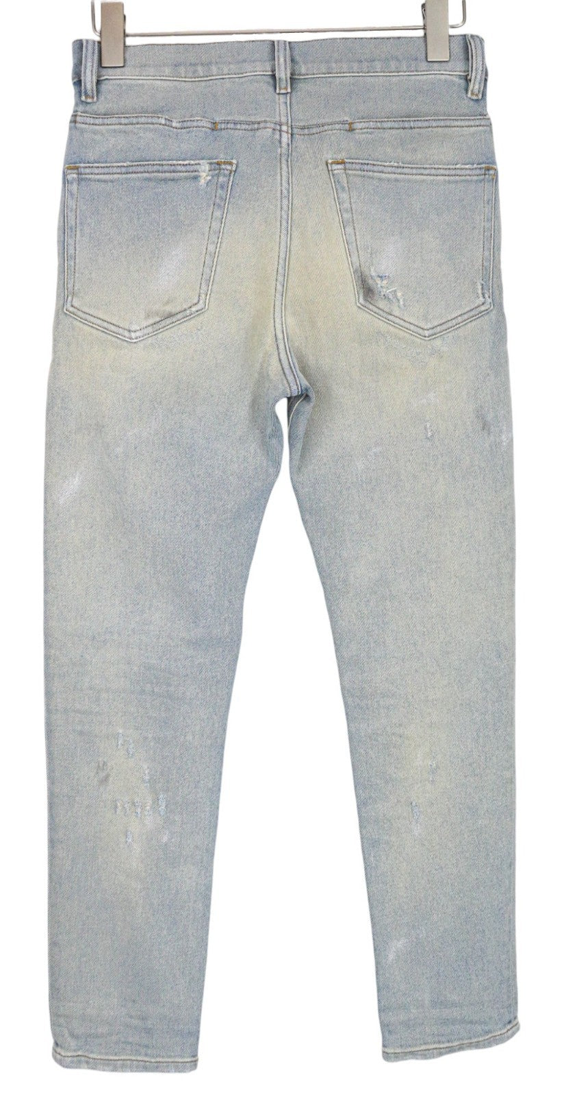 DIESEL D-Eetar 0814K Men's Jeans W28/L32 Blue Stained Look Tapered Stretch