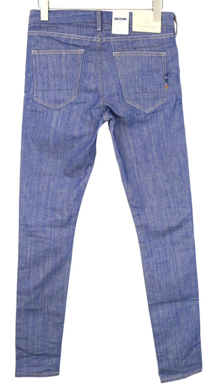 SCOTCH & SODA Skim Men Jeans W31/L34 Skinny Fit Blue Cotton Stretch Casual