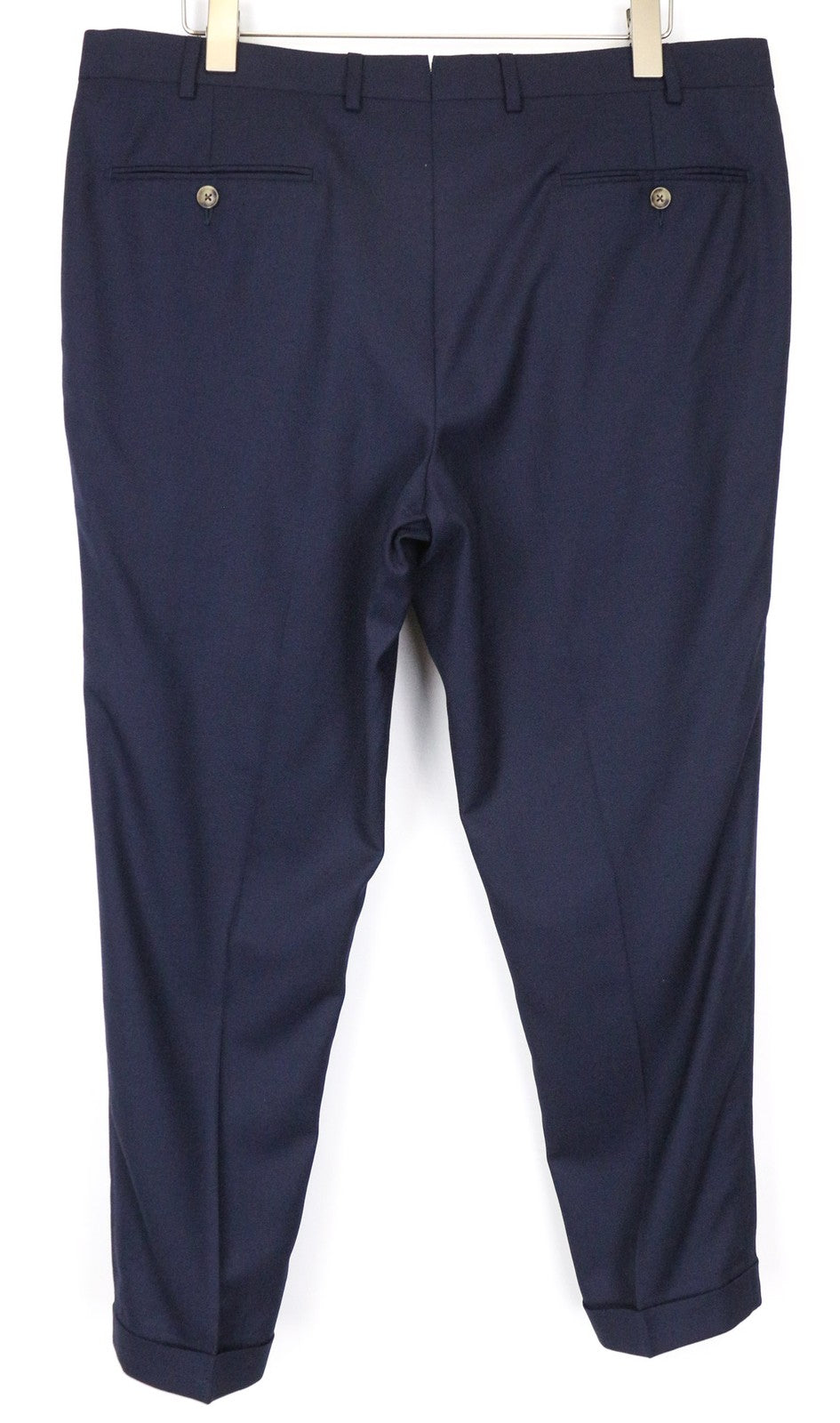 SUITSUPPLY Brescia vyriškos kelnės, UK46S, tamsiai mėlynos, su vilnoniu pamušalu, plonos, klasikinės 