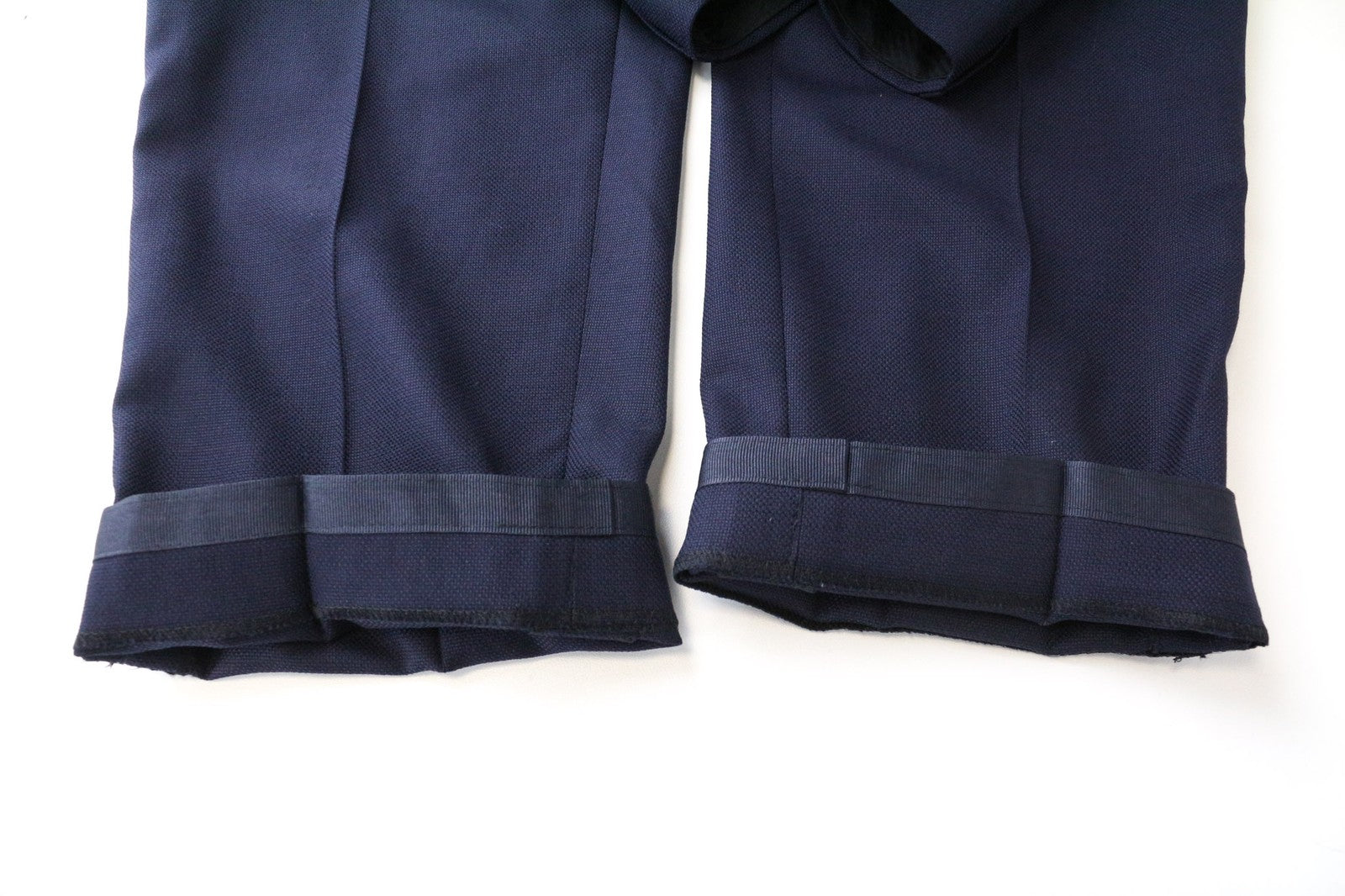 SUITSUPPLY Brescia vyriškos kelnės, UK46S, tamsiai mėlynos, su vilnoniu pamušalu, plonos, klasikinės 