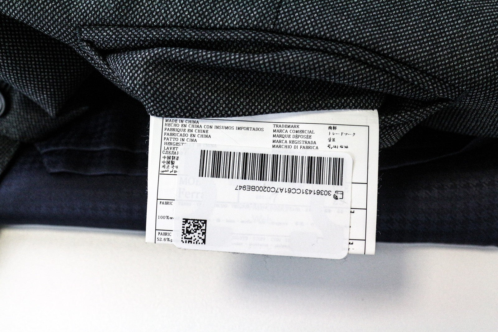 SUITSUPPLY vyriška liemenė UK48S pilka vilnone, vieneilė, oficiali, su pamušalu 