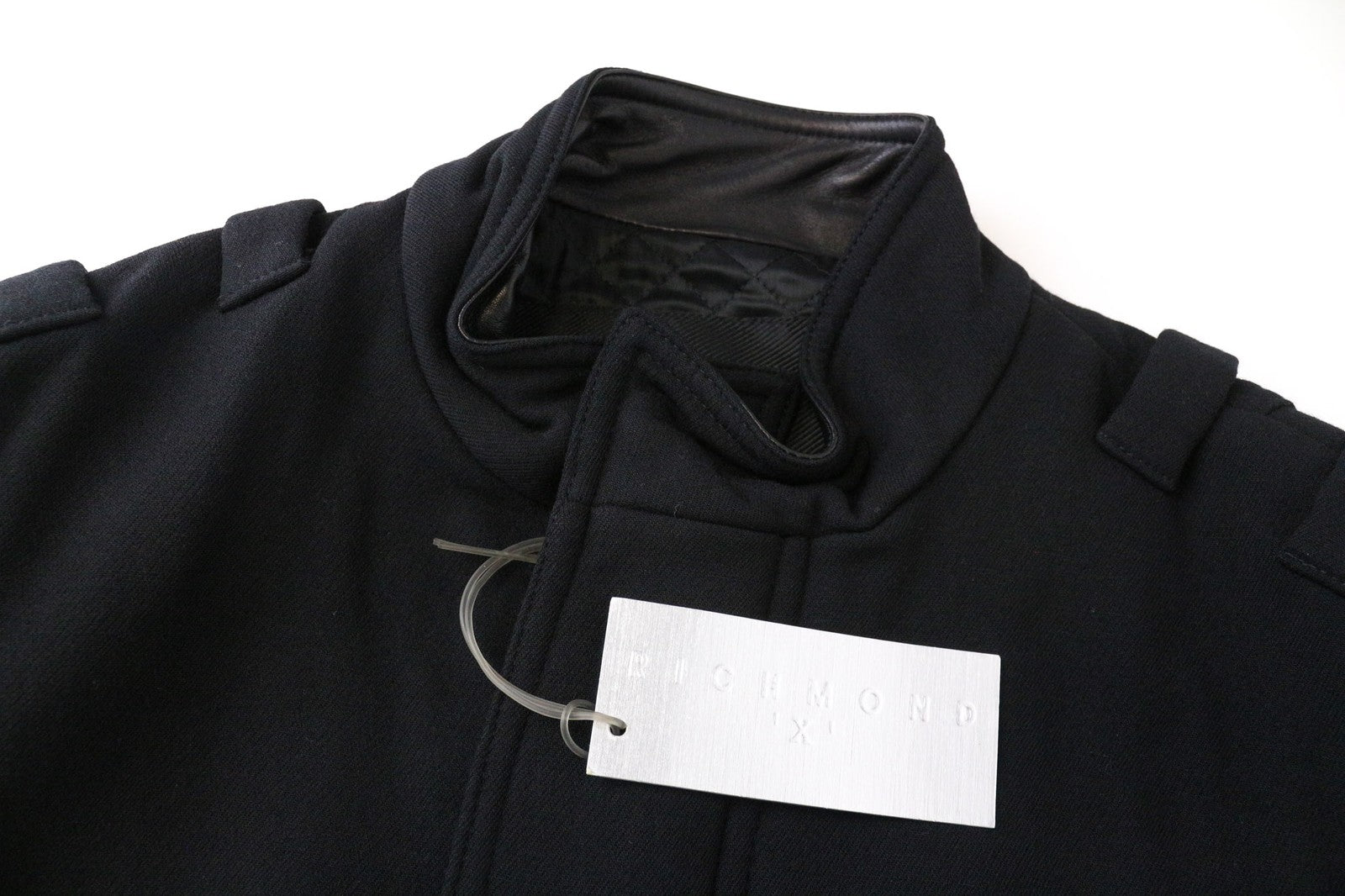 RICHMOND vyriškas švarkas „Blazer 48“ juodas, vilnos mišinio pamušalu, ilgomis rankovėmis 