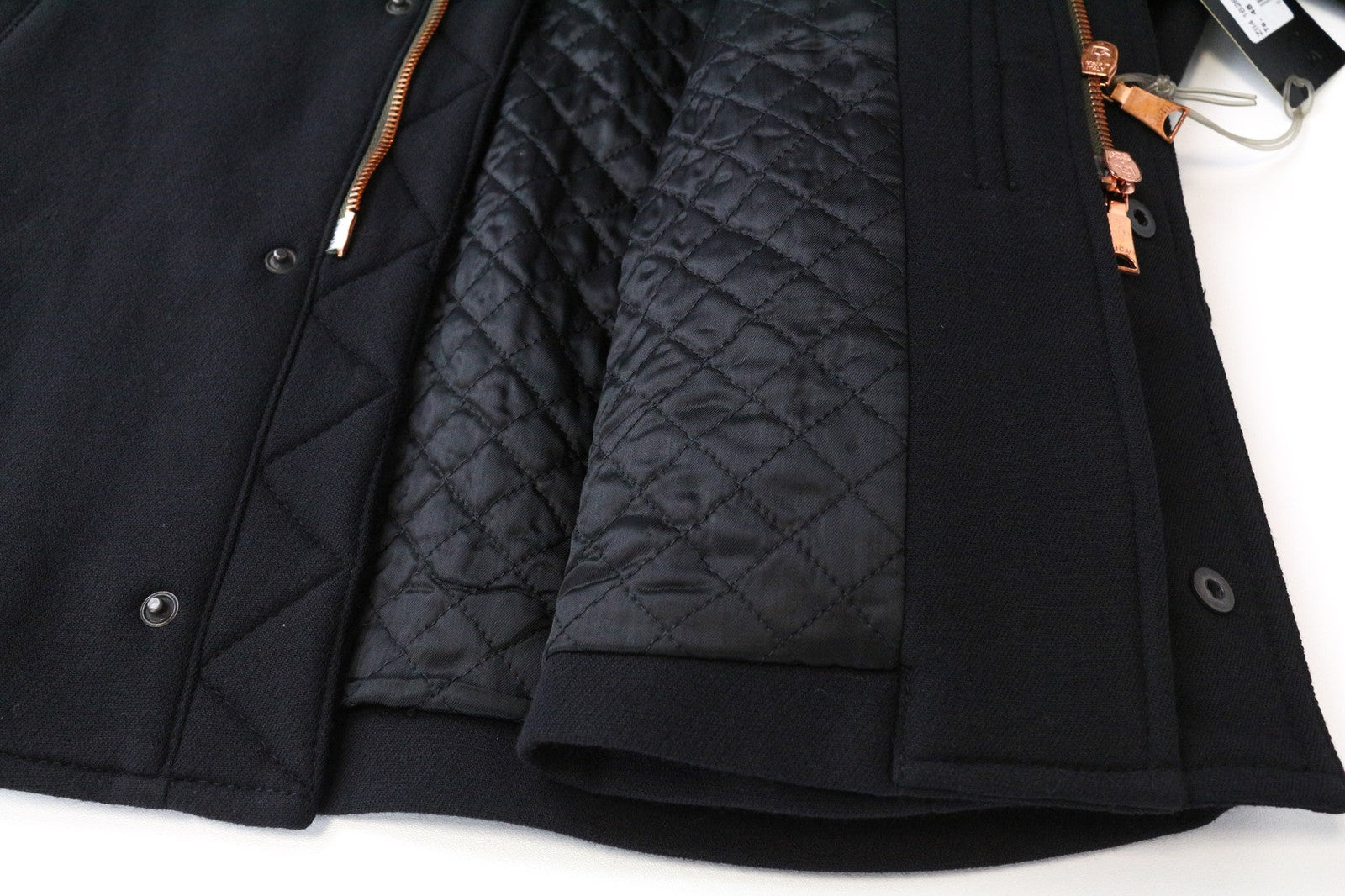 RICHMOND vyriškas švarkas „Blazer 48“ juodas, vilnos mišinio pamušalu, ilgomis rankovėmis 