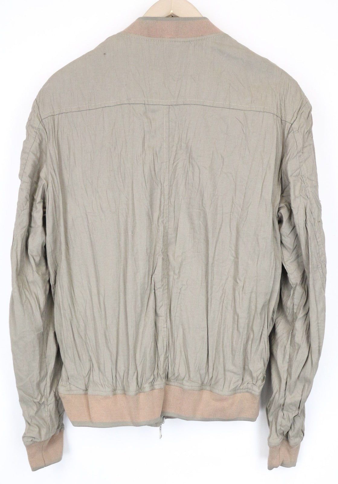 RICHMOND vyriška striukė 48 ruda, tampri, medvilninė, lengva, bomber stiliaus 