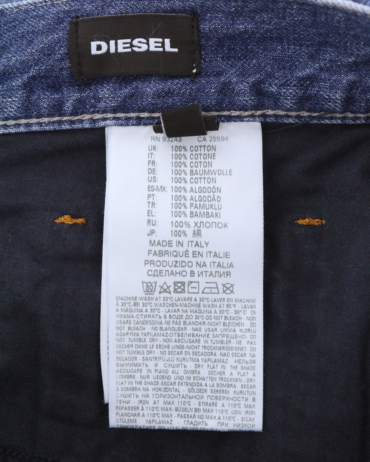DIESEL D-Wallis 085AR Men's Jeans W30 Blue Faded Slim Zip Detail Denim