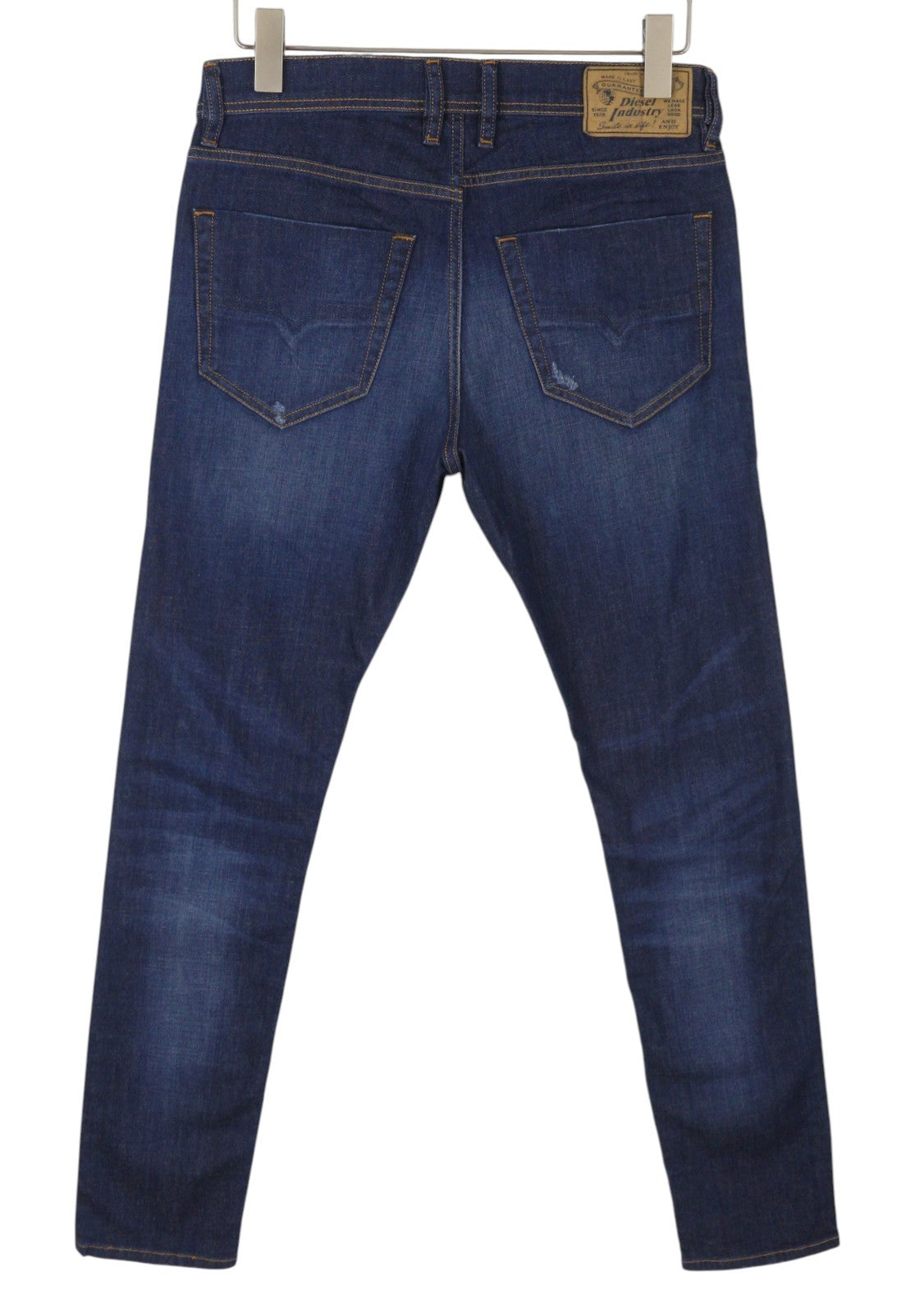 DIESEL Tepphar R7NA8 Men's Jeans W29/L32 Blue Faded Slim Carrot Fit Denim