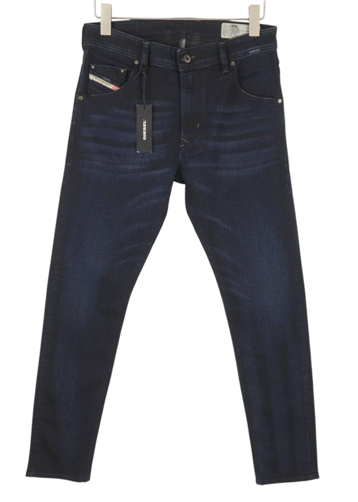DIESEL Krayver R46D8 Men's Jeans W28/L32 Blue Regular Slim Carrot Stretch