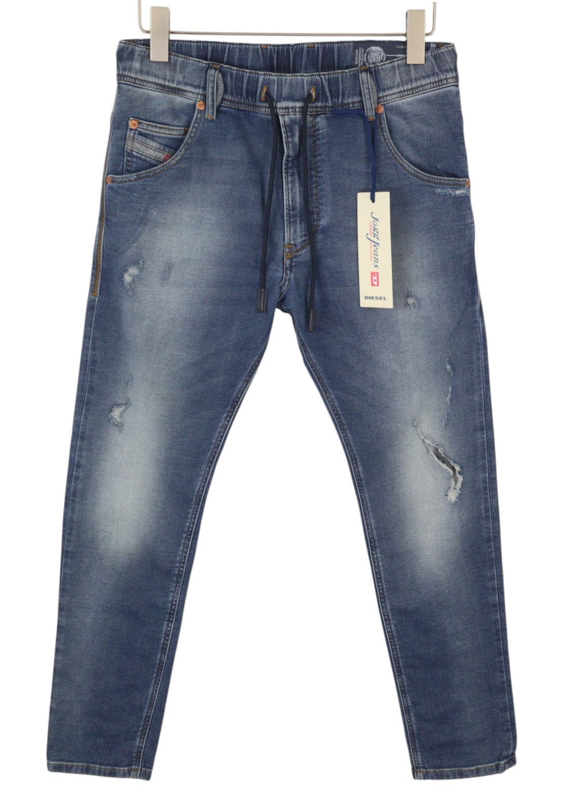 DIESEL Krooley-Ne 084TZ Men's Jeans W28 Blue Faded Slim Jogg Denim