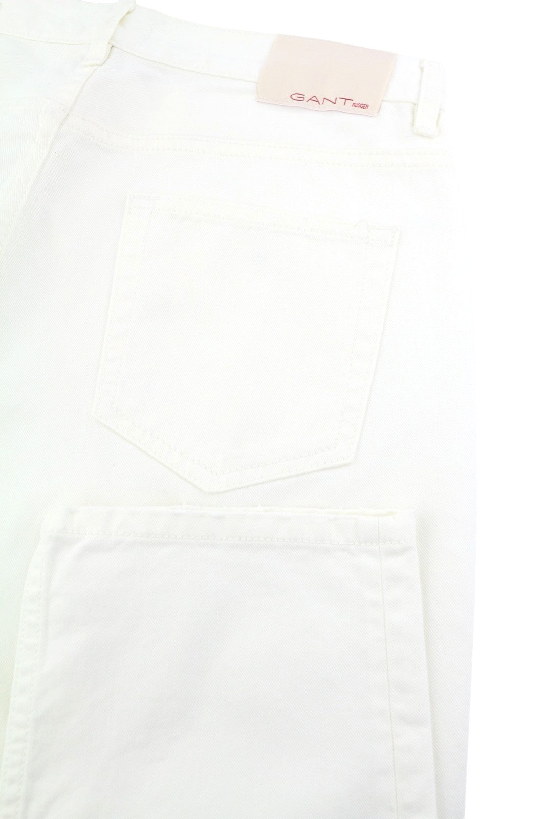 GANT Rugger Slacker White Women's Jeans W28/L34 Off White Slim Distressed