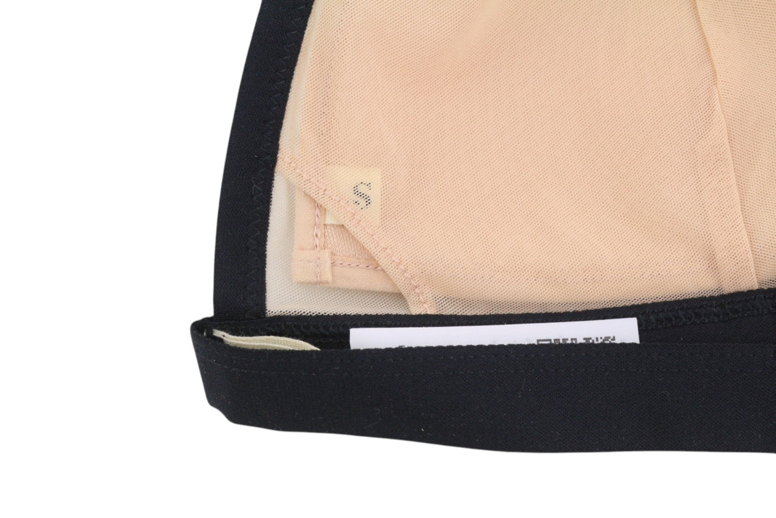 SCANDALE Le Triangle Back Detail Sleek-Nude A14 Women's Bra L Clip 3 Pads