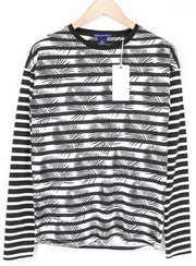 SCOTCH & SODA Ams Couture Men's Tee S Black White Patterned Cotton Relaxed