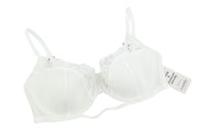 SCANDALE Le Balconet 1/2 Spacer Sublime-Undyed Women's Bra 75D White Lace