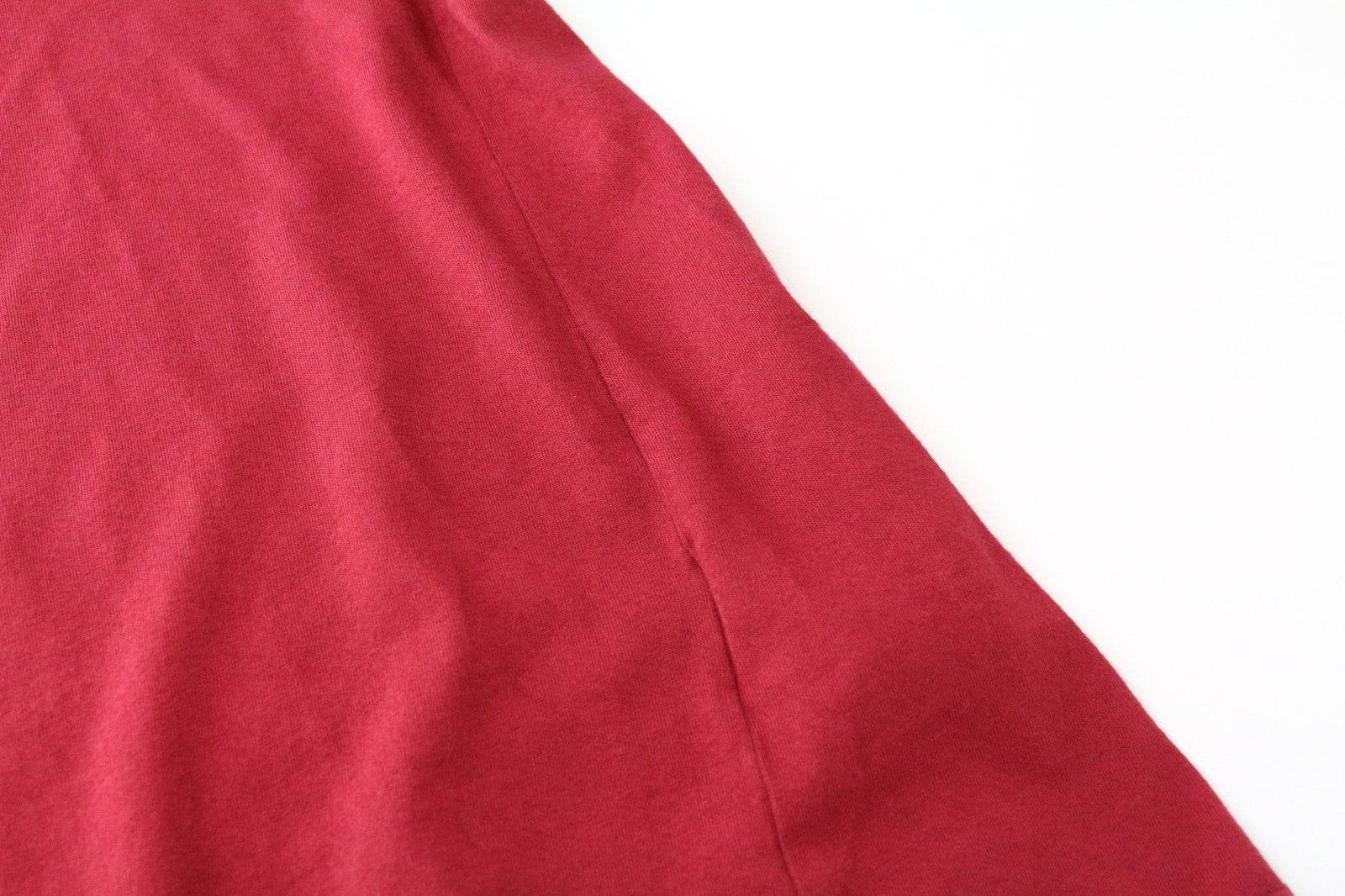 RICHMOND Men's Tee L Red Pure Cotton Logo Print Pullover Short Sleeve