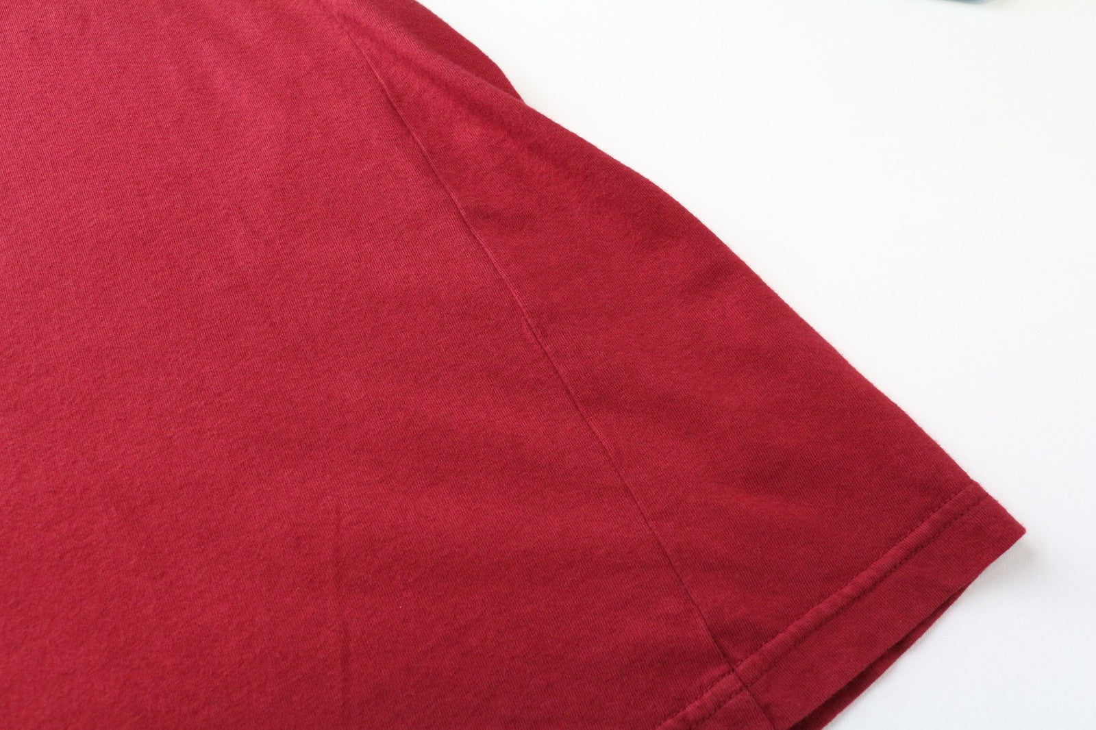 RICHMOND Men's Tee L Red Pure Cotton Logo Print Pullover Short Sleeve