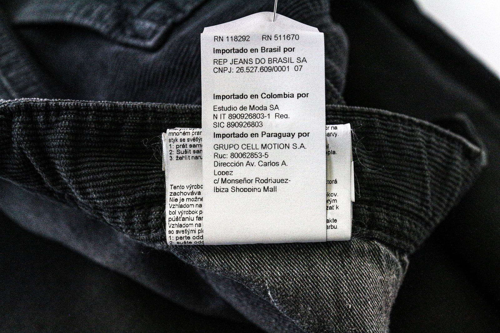 REPLAY Grover vyriškos velveto kelnės W31/L34 pilkos tiesios medvilninės tamprios kelnės