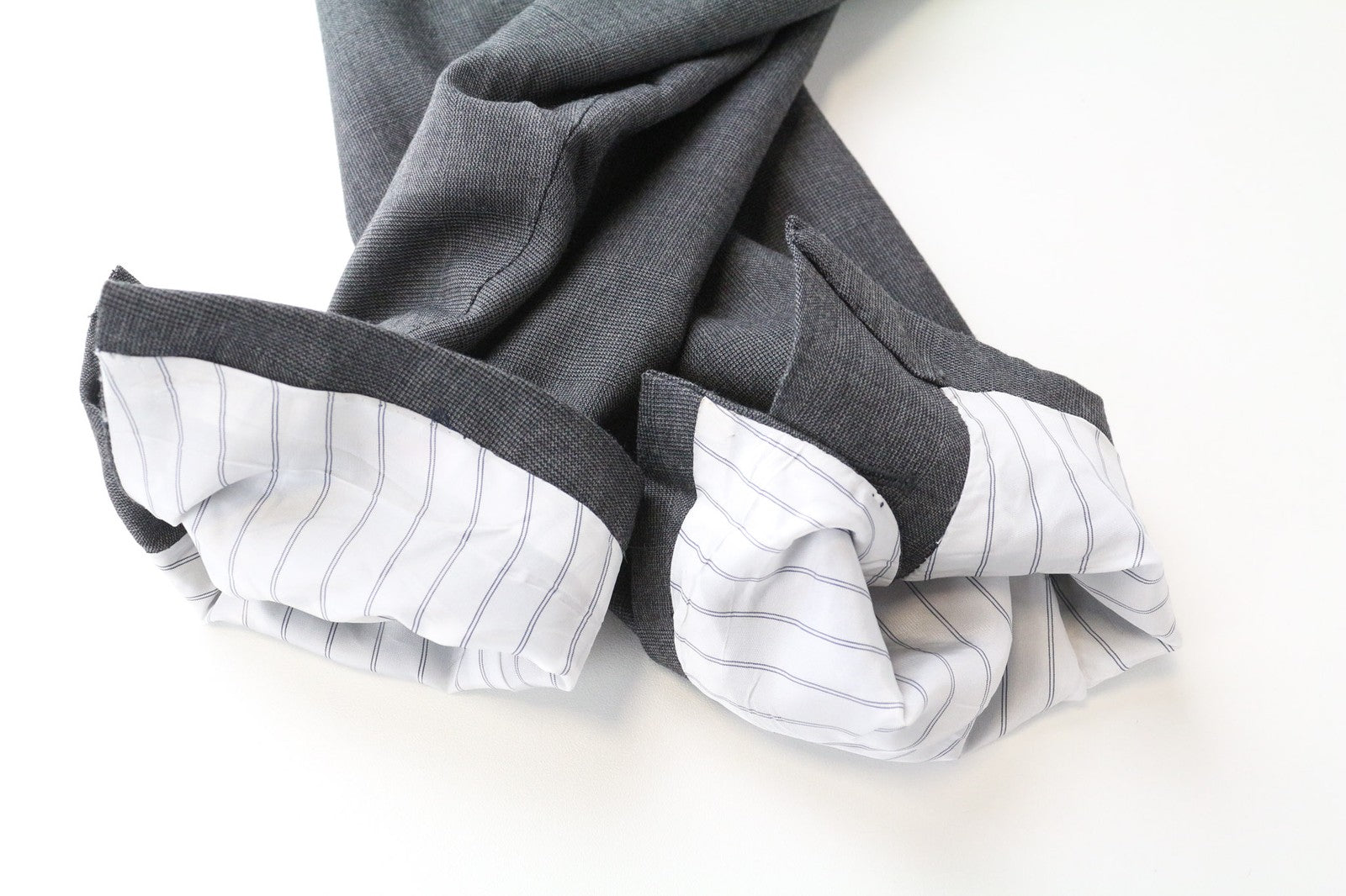 SUITSUPPLY La Spalla vyriškas švarkas UK38R pilkas vilnonis „Super 150's“ raštuotas 