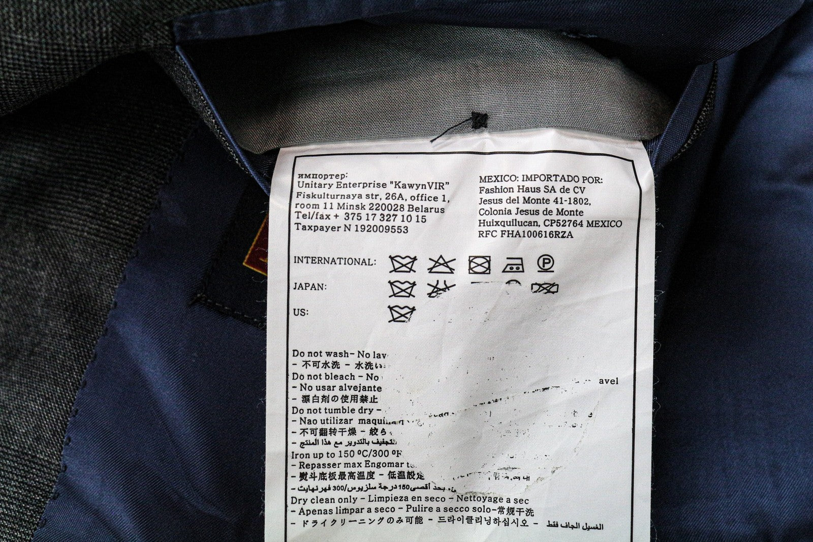 SUITSUPPLY La Spalla vyriškas švarkas UK38R pilkas vilnonis „Super 150's“ raštuotas 