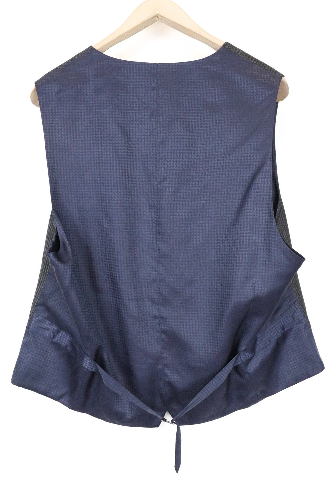 SUITSUPPLY Ferrara vyriška liemenė UK48S pilka vienaeilė grynos vilnos liemenė 