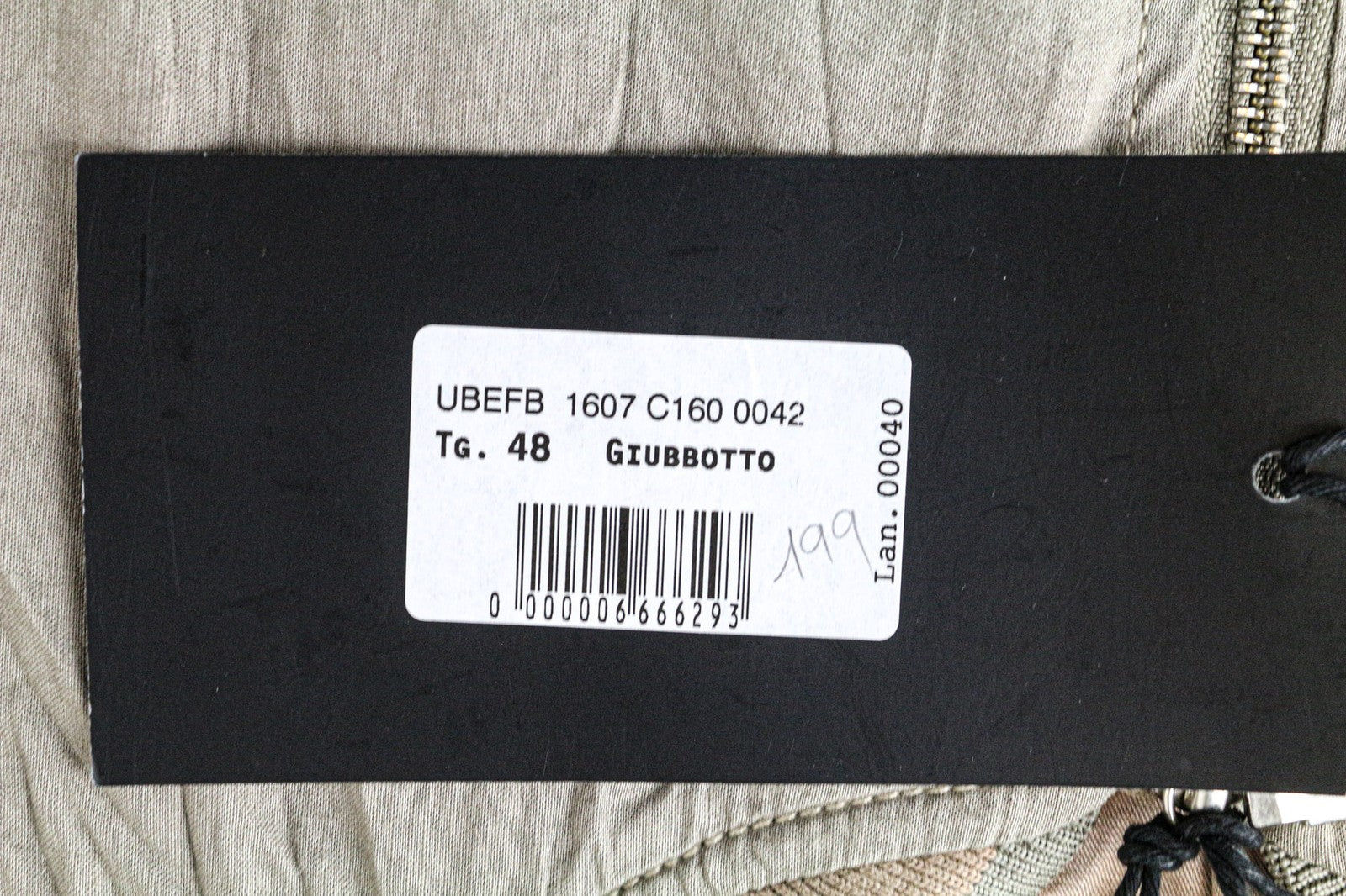 RICHMOND vyriška bomber striukė 48 smėlio spalvos ruda medvilninė tampri laisvalaikio stiliaus su užtrauktuku 