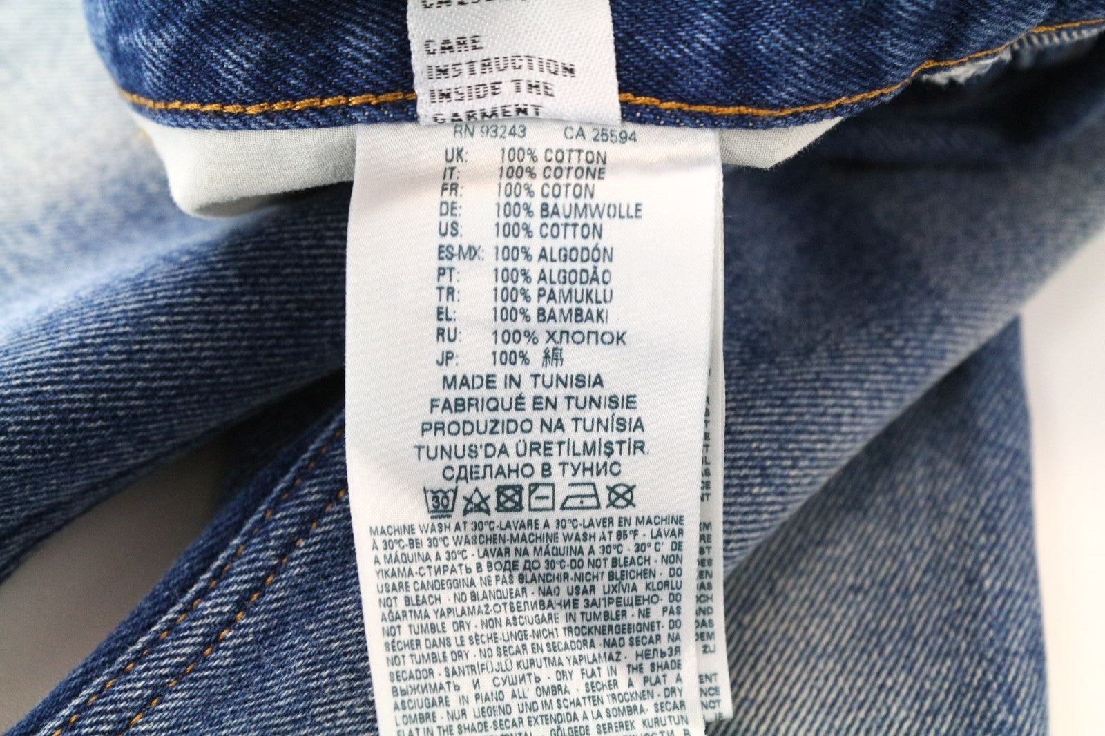 DIESEL D-Aygle 0076Y Men Jeans W28/L30 Blue Tapered Fit Non-Stretch Button-Fly