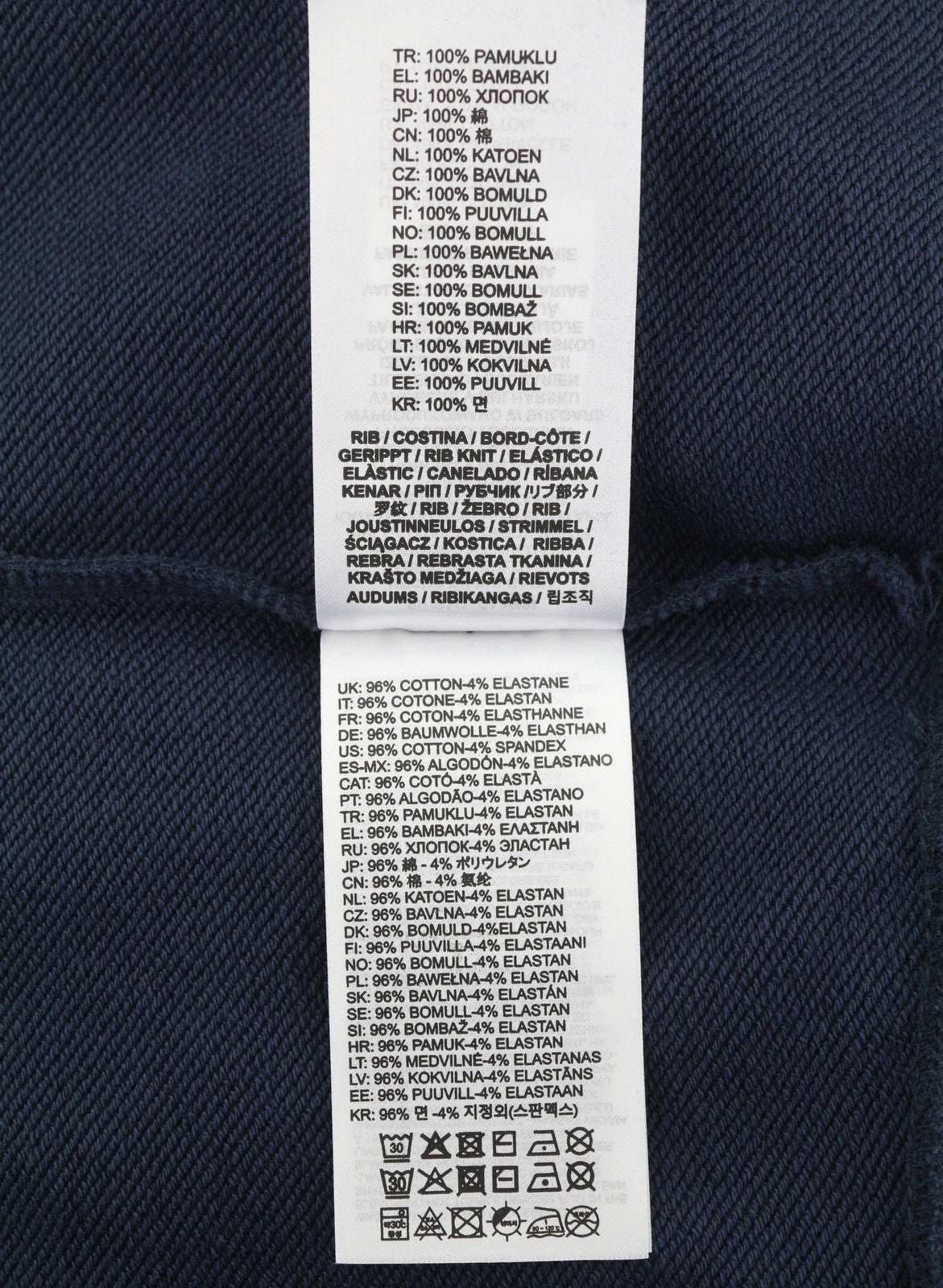 DIESEL Indigo-Out Men Sweatshirt XL Blue Crew Neck Fluffy Logo Pull On RRP175