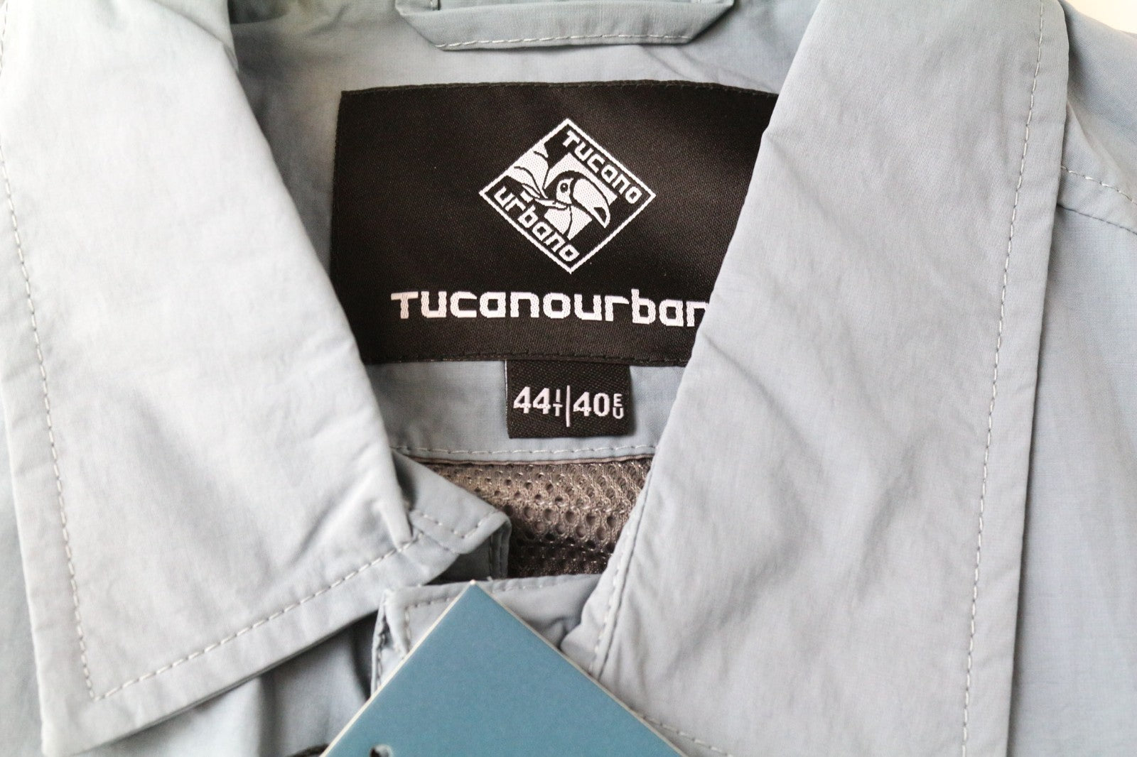 TUCANO URBANO Albertina moteriška motociklininko striukė, mėlyna, medvilnės mišinio, vėjui nepralaidi striukė, EU40 