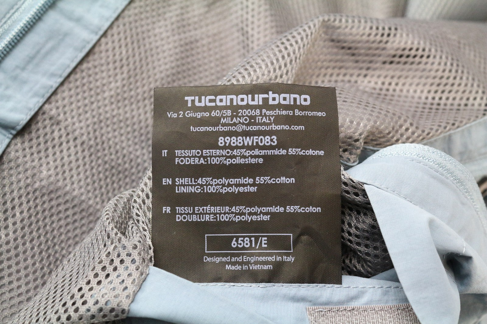 TUCANO URBANO Albertina moteriška motociklininko striukė, mėlyna, medvilnės mišinio, vėjui nepralaidi striukė, EU40 