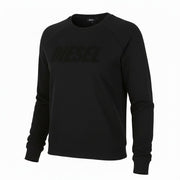 DIESEL Indigo-Out Men Sweatshirt M Black Crew Neck Fluffy Logo Pull On RRP175