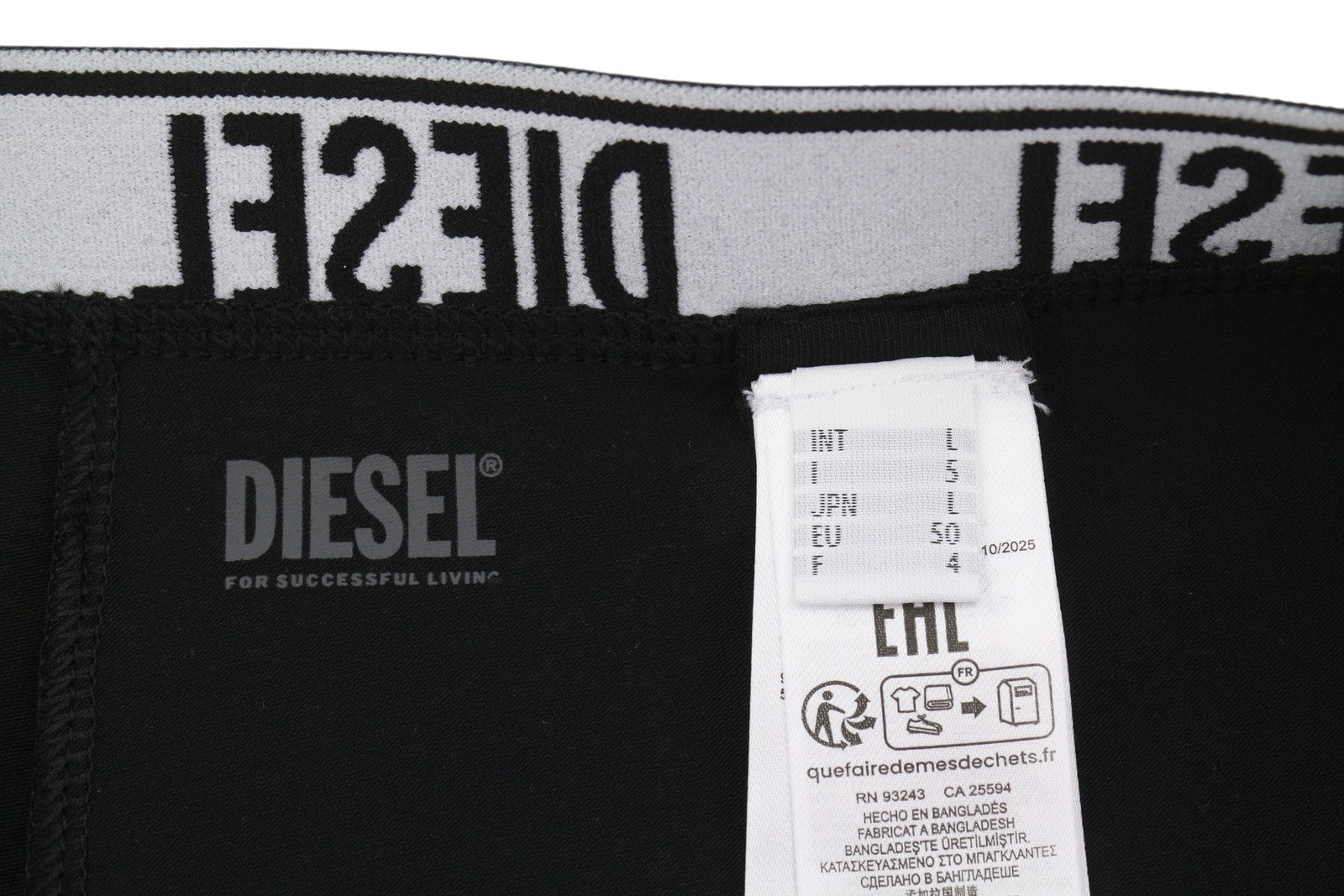 DIESEL UMBX-Shawnthreepack-RG Boxer-Shorts Men Underwear L 3 Pack Trunks