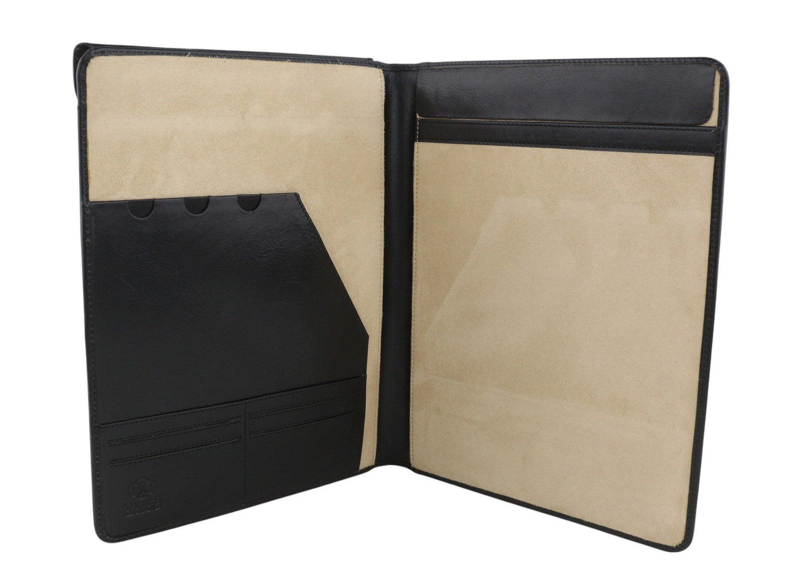 TIME RESISTANCE The Loved One Men Portfolio OS Black Vachetta Leather Unisex