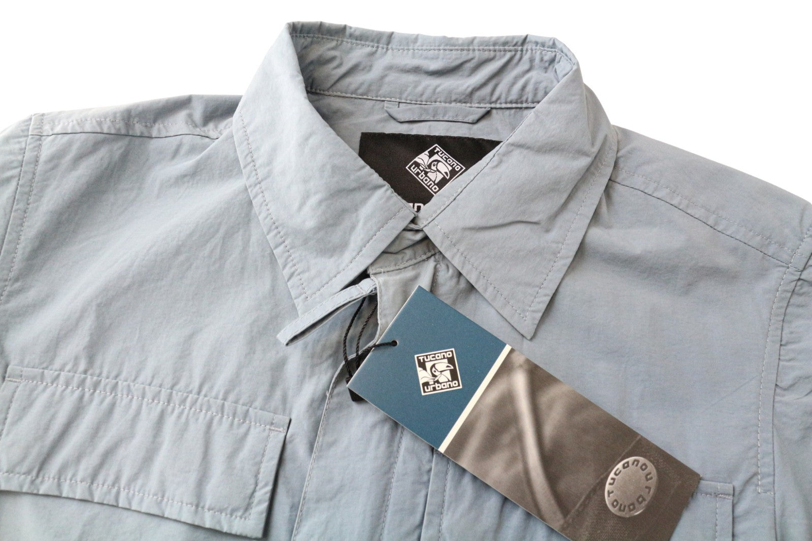 TUCANO URBANO Albertina moteriška striukė su gobtuvu, mėlyna, medvilnės mišinio, vėjui nepralaidi striukė, EU38 